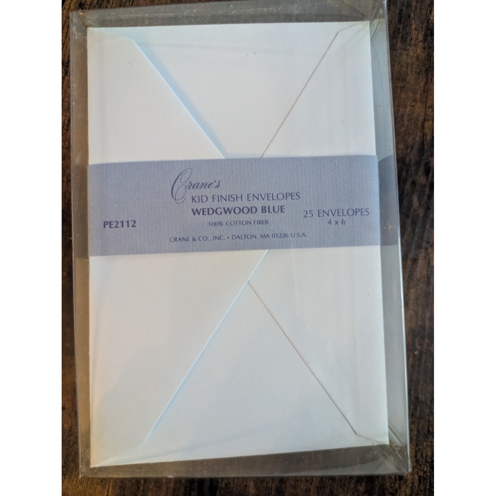 Crane's Kid Finish Envelopes Wedgewood Blue 20 Count